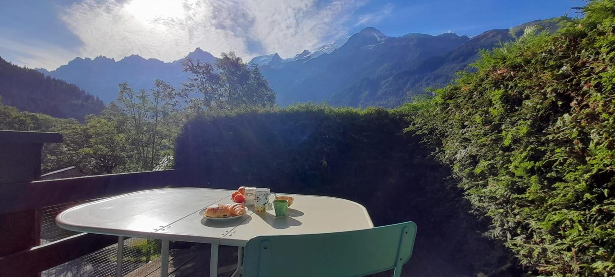 Rare Pearl With Incredible Views Apartment Les Houches Bagian luar foto